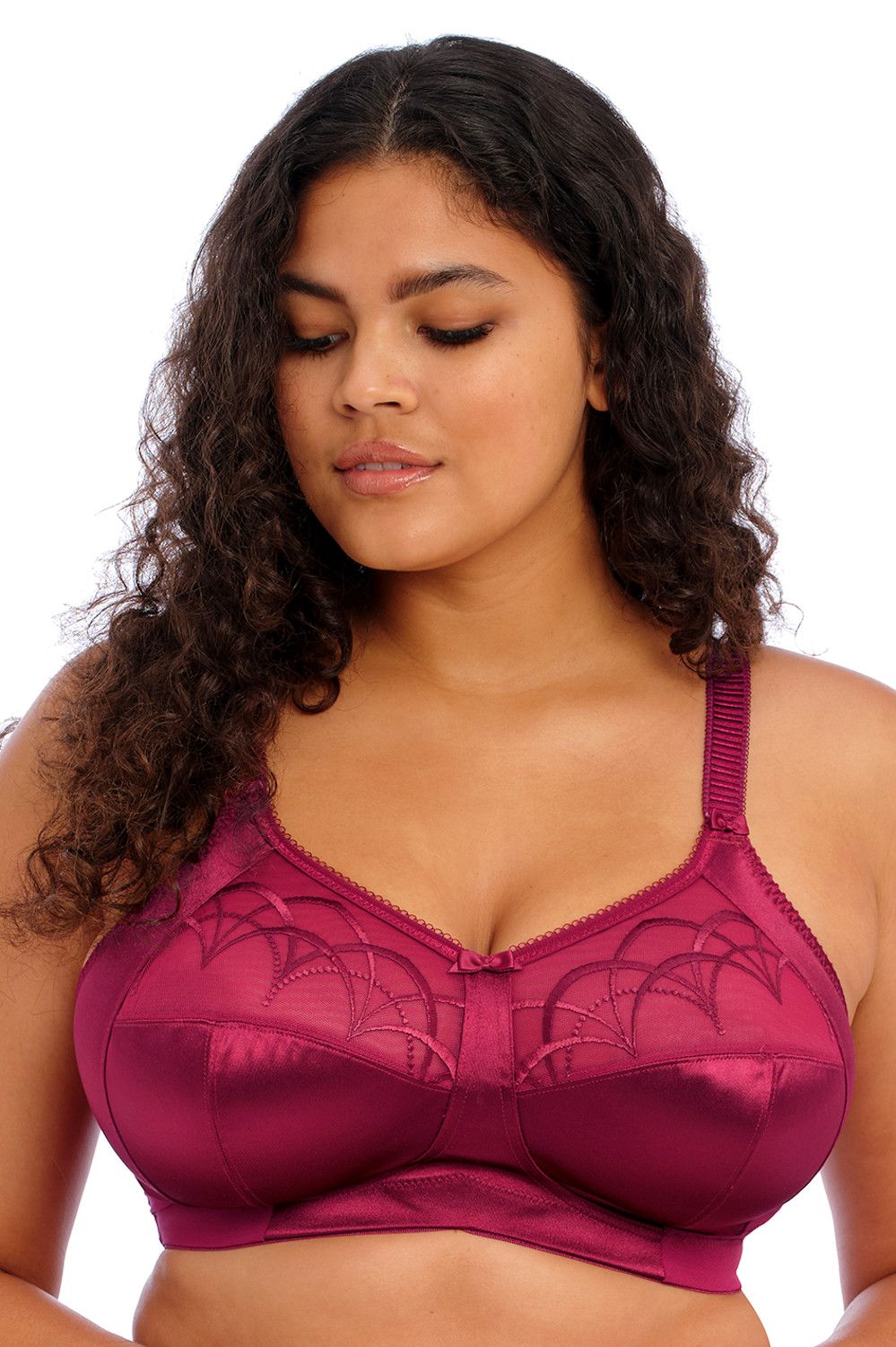 Elomi Cate Non Wired Soft Cup Bra Berry  Lumingerie bras and underwear for  big busts