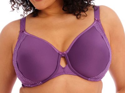 Elomi Charley UW Moulded Spacer Bra Pansy Underwired, seamless spacer t-shirt bra. 75-105, E-L EL4383-PAY