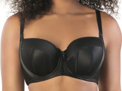 Parfait Lingerie Charlotte Padded Bra Black Underwired, slightly padded balconnet 65-100, D-H P6901-BLK