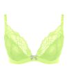 Panache Cherie UW Demi Bra Neon Lime-thumb Underwired, non-padded stretch lace bra with super low wiring. 60-85, D-I 11018-NEL