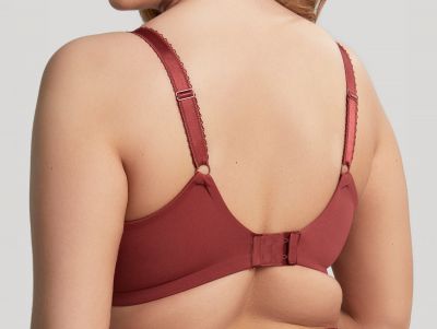 Sculptresse by Panache Chi Chi Balconnet Bra Red Animal Underwired non-padded full cup bra 75-105, D-HH 7695-REL