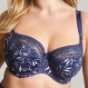 Sculptresse by Panache Chi Chi Balconnet Bra Blue Meadow-thumb Underwired non-padded full cup bra. 75-105, D-HH 7695-BLW