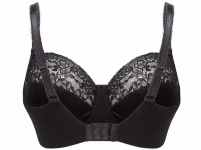 Sculptresse by Panache Chi Chi Balconnet Bra Black Underwired non-padded full cup bra 75-105, D-HH 7695