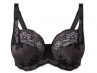 Panache Clara Full Cup Bra Charcoal Black-thumb Underwired, unpadded full cup lace bra 65-85, D-J 7255