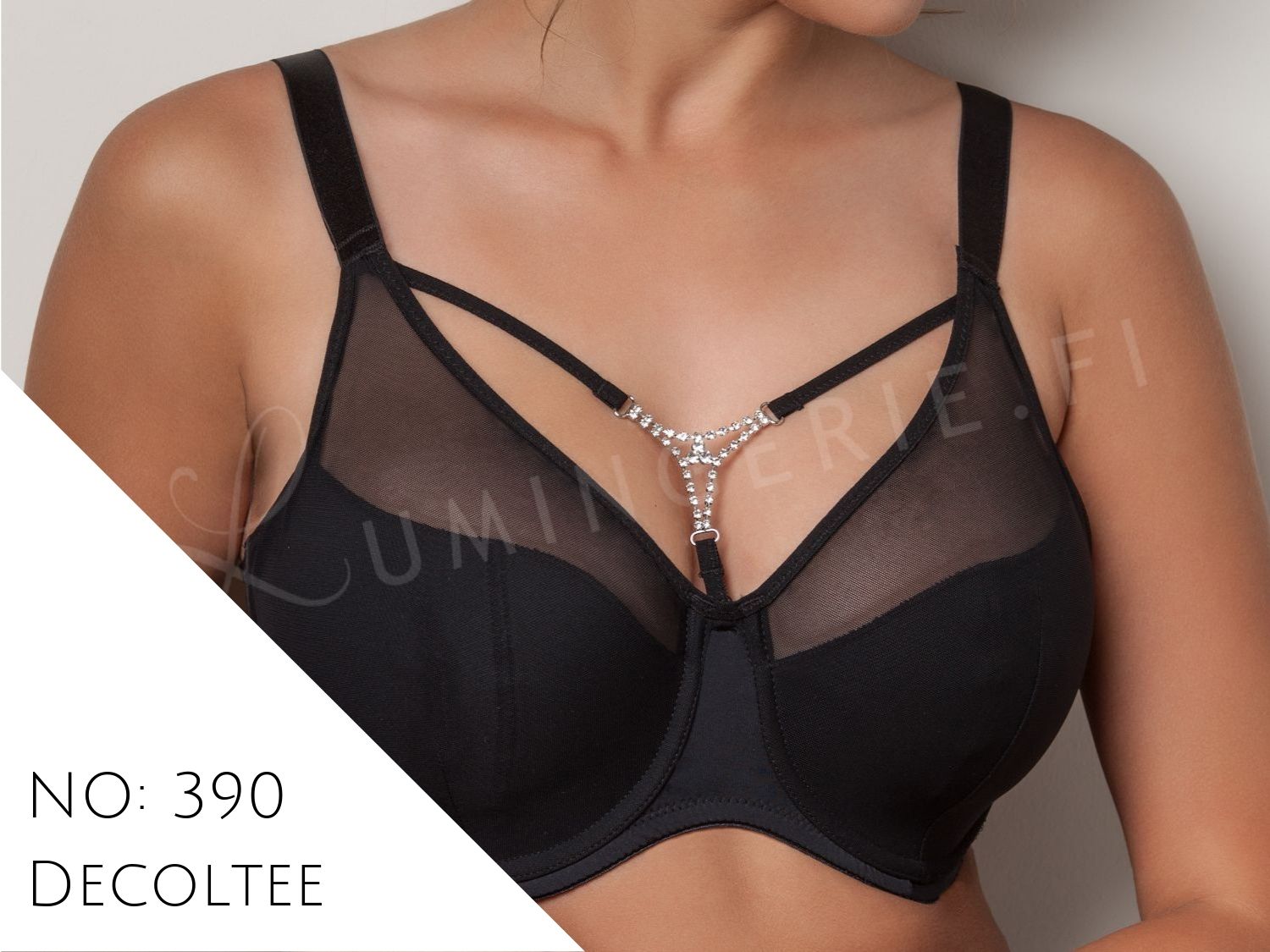 Plaisir Black Bra Jewelry for Plaisir Bras