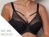 Plaisir Black Bra Jewelry for Plaisir Bras-thumb  One size 