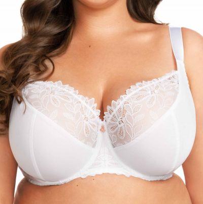 Nessa Coco Soft UW Bra White Underwired non-padded balconnet with guipure lace. 65-110, E-O N-500-WHE