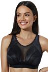 Ava Lingerie Soft Comfort Non-Wired Bra - Black-thumb Non-wired, lightly padded crop top bra. 70-95, D-J AV2305-BLK