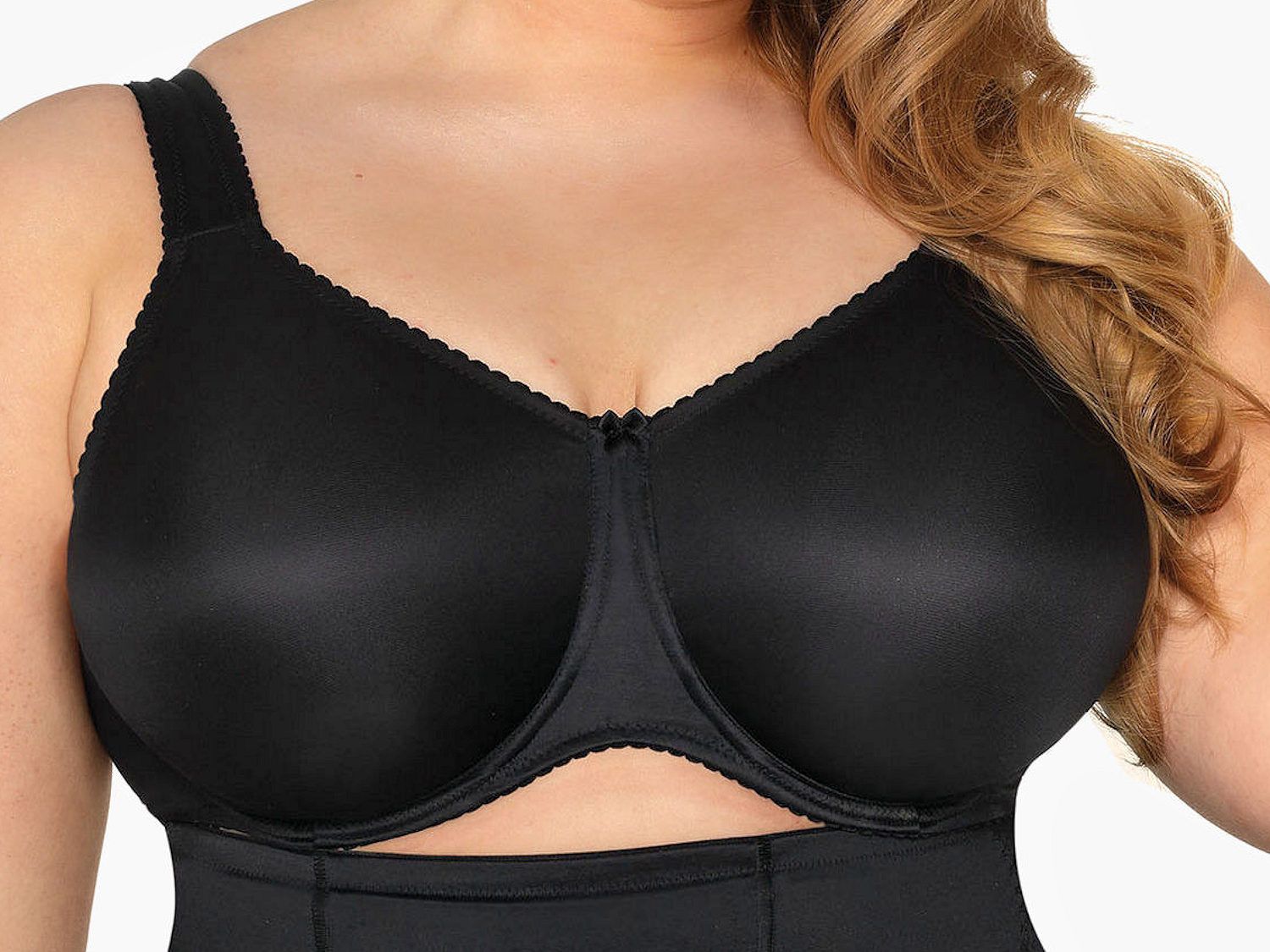 Gaia Lingerie Comfort Minimizer Soft T-shirt Bra Black