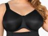 Gaia Lingerie Comfort Minimizer Soft T-shirt Bra Black-thumb Underwired, moulded minimizer t-shirt bra 65-100, D-L BM-7-BS-15-CZA