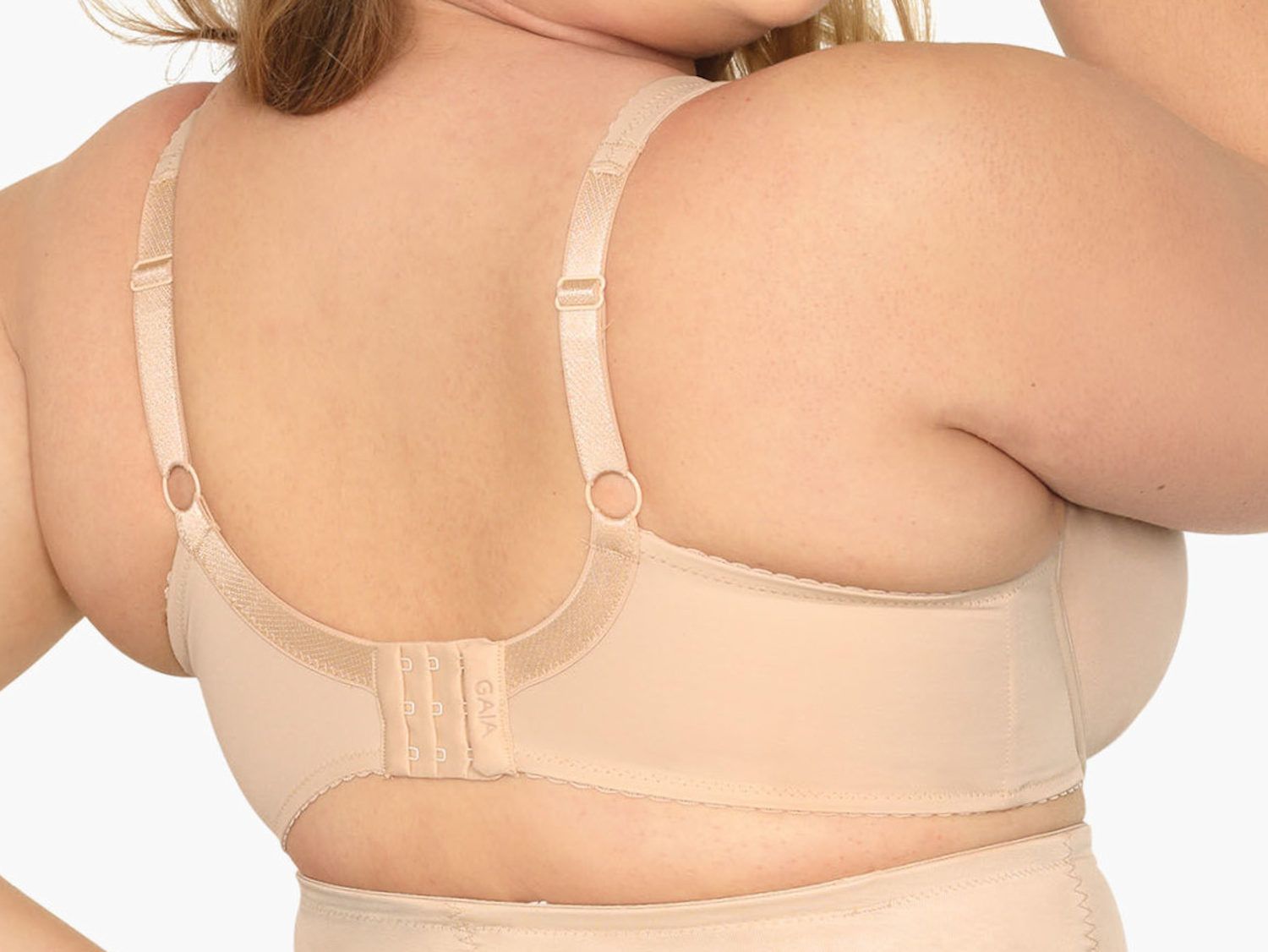 Aayomet Bras for Large Breasts Shaped Back Gathering Small Chest Without  Steel Ring Lace Adjustment Type Collar Bra (Beige, S)