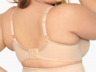 Gaia Lingerie Comfort Minimizer Soft T-shirt Bra Beige Underwired, moulded minimizer t-shirt bra 65-100, D-L BM-7-BS-15-BEZ