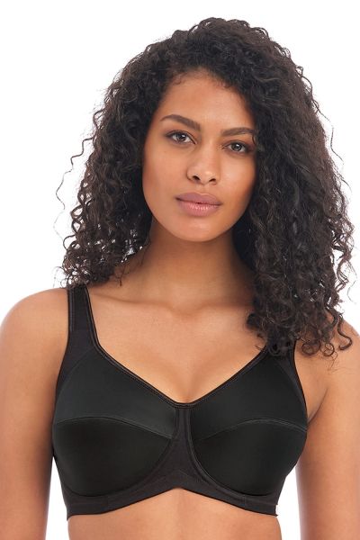 Freya Active Core UW Sports Bra Underwired, non padded sports bra 60-85, D-O AA4002-BLK