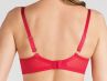 Gorsenia Crazy Heart Soft Bra Red-thumb Underwired, non-padded mesh bra with embroidery. 70-100, D-M K828