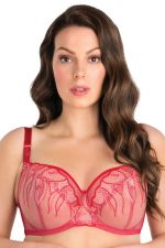 Crazy Heart Soft Bra Red