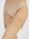 Cette Cristal Sheer Stockings Natural 20 den-thumb Silicone free stockings with reinforced top and toes. S-4XL 307-804