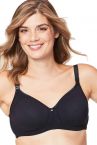 Cake Maternity  Croissant Seamfree Flexi-wire Nursing Bra Black-thumb Underwired, seamfree t-shirt drop cup nursing bra 70-95, E-K 24-1016-06