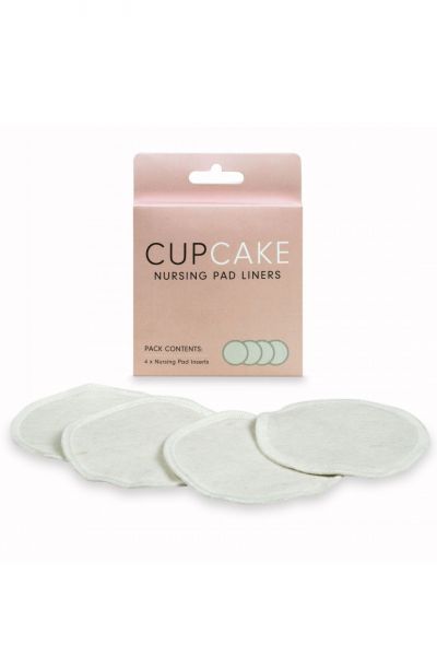Cake Maternity  Cupcake Nursing Pad Liners 2 pairs Durable and washable nursing pad liners for Cupcake nursing pads  15-1037-09