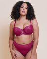 Curvy Kate Boost Sweetheart UW Padded Balcony Bra - Magenta-thumb Underwired, padded push up balcony bra. 65-100, D-M CK120106-MGP