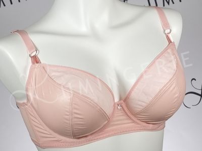 Curvy Kate Lucky Star Plunge Bra Blush Pink Wetlook Underwired, non-padded plunge bra 70-90, E-M CK-031-101-BLP