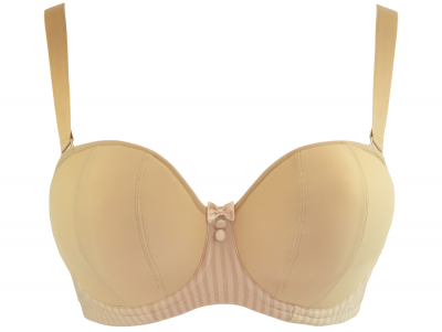 Curvy Kate Luxe Strapless Multiway Bra Biscotti Underwired, padded, strapless multiway bra 60-90 D-M CK2601-BISC