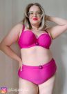 Curvy Kate Retro Sun High Waist Bikini Brief Orchid-thumb High waist bikini briefs. 38-48 CS-019-505