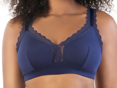 Parfait Lingerie Dalis Bralette Navy Non-wired, non-padded bralette 65-95, D-H P5641-NAY