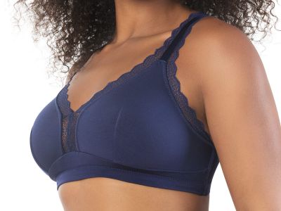 Parfait Lingerie Dalis Bralette Navy Non-wired, non-padded bralette 65-95, D-H P5641-NAY