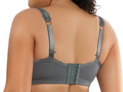 Parfait Lingerie Dalis Bralette Charcoal Non-wired, non-padded bralette 65-90, D-H P5641-CHA