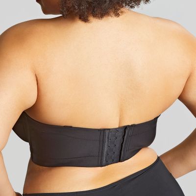 Sculptresse by Panache Dana Strapless Bra Black Underwired, slightly padded strapless bra 75-105, D-M 9670-BLK
