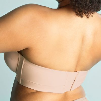 Sculptresse by Panache Dana Strapless Bra Linen Underwired, slightly padded strapless bra 75-105, D-M 9670-LIN