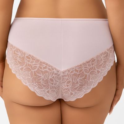 Gorsenia Daria Briefs - Beige Midi briefs with medium high waist. L/40 - 4XL/48 F009