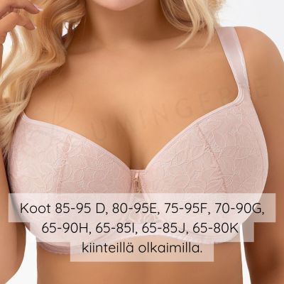 Gorsenia Daria UW P Balconette - Beige Underwired padded balconette bra. 65-95, D-K G009