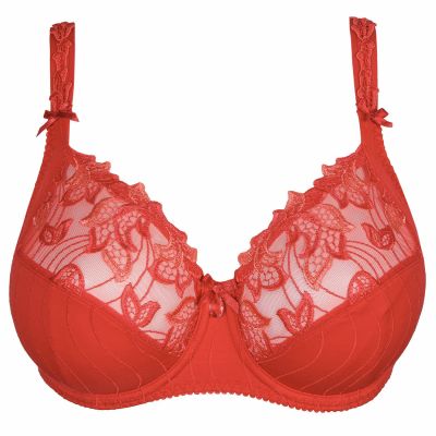 PrimaDonna Deauville UW Full Cup Bra Scarlet D-H cups Underwired, non-padded full cup bra 65-105, D-H 01618-10/11-SCA