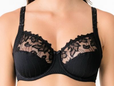 PrimaDonna Deauville UW Full Cup Bra Black D-H cups Underwired, non-padded full cup bra 65-105, D-H 01618-10/11-ZWA