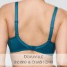 PrimaDonna Deauville UW Full Cup Bra - Peacock-thumb Underwired, non-padded full cup bra. 65-110, D-K 01618-10/11/15-PEA