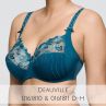 PrimaDonna Deauville UW Full Cup Bra - Peacock-thumb Underwired, non-padded full cup bra. 65-110, D-K 01618-10/11/15-PEA