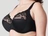 PrimaDonna Deauville UW Full Cup Bra Black I-K cups-thumb Underwired, non-padded full cup bra 70-100, I-K 01618-15-ZWA