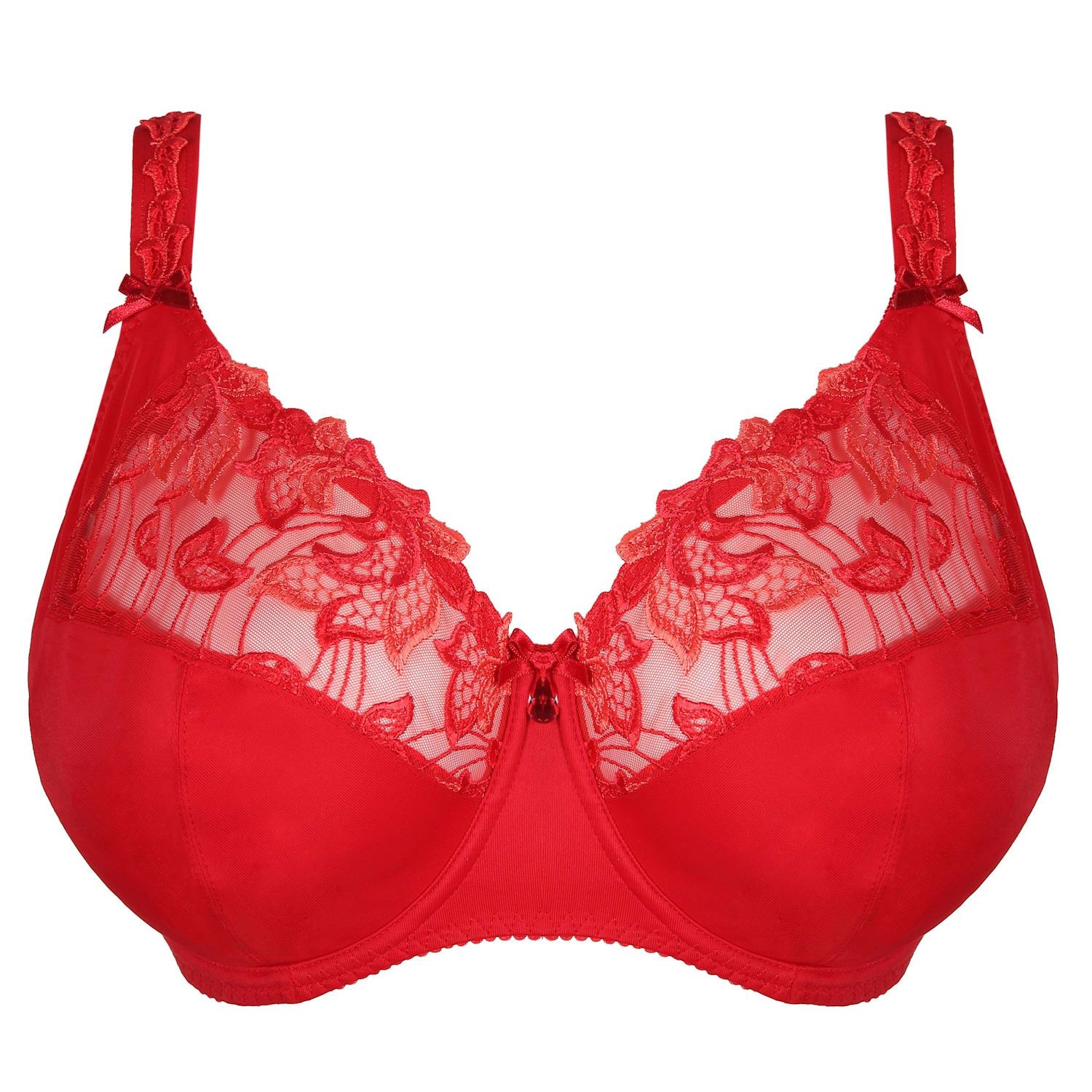 Buy Padded Underwired Full Cup Multiway Strapless Bralette in Red - Lace  Online India, Best Prices, COD - Clovia - BR2097S04