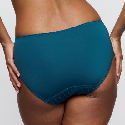 PrimaDonna Deauville Lace Full Briefs - Peacock Full Brief with lace to match your Deauville bra. S/38 - 5XL/52 0561816-PEA