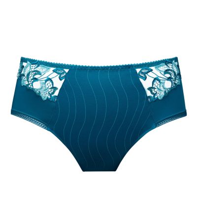 PrimaDonna Deauville Lace Full Briefs - Peacock Full Brief with lace to match your Deauville bra. S/38 - 5XL/52 0561816-PEA
