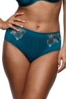 PrimaDonna Deauville Lace Full Briefs - Peacock-thumb Full Brief with lace to match your Deauville bra. S/38 - 5XL/52 0561816-PEA