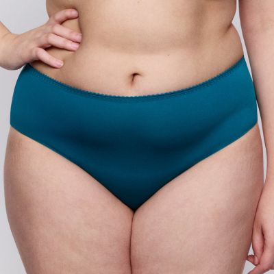 PrimaDonna Deauville Plain Full Briefs - Peacock Full Brief without lace or decorations to match your Deauville bra. S/38 - 5XL/52 0561819-PEA