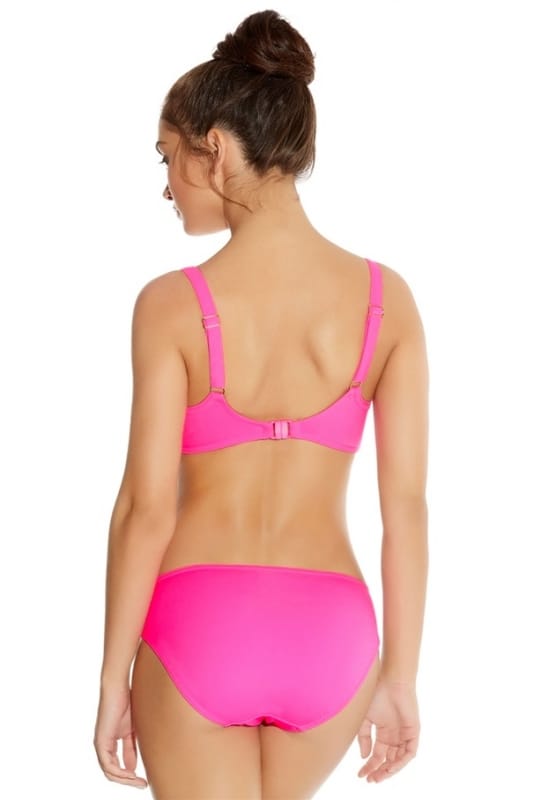 bright pink bikinis