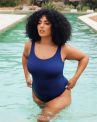 Curvy Kate Deep Dive Non Wired Swimsuit - Cobalt Blue-thumb Non-wired, dual sized swimsuit. 65-90 E/F - O/P CS028606-CBU
