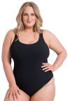 Curvy Kate Deep Dive Non Wired Swimsuit Black-thumb Non-wired, dual sized swimsuit. 65-90 E/F - O/P CS-028606-BLK