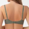 Gorsenia Delaila UW Soft Bra Green Floral-thumb Underwired, non-padded mesh bra with embroidery. 70-100, D-M K939-ZIE