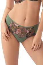 Delaila Briefs Green Floral