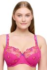 PrimaDonna Devdaha UW Full Cup Bra - Very Berry-thumb Underwired, non-padded full cup embroidered bra. 70-105, D-I 0163440-VEB