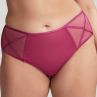 Sculptresse by Panache Dionne Midi Brief Orchid-thumb Midi briefs with strap detailing 40-50 9694-ORC